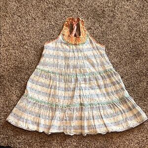 Matilda Jane girls Colorful lined summer dress. Sz 10